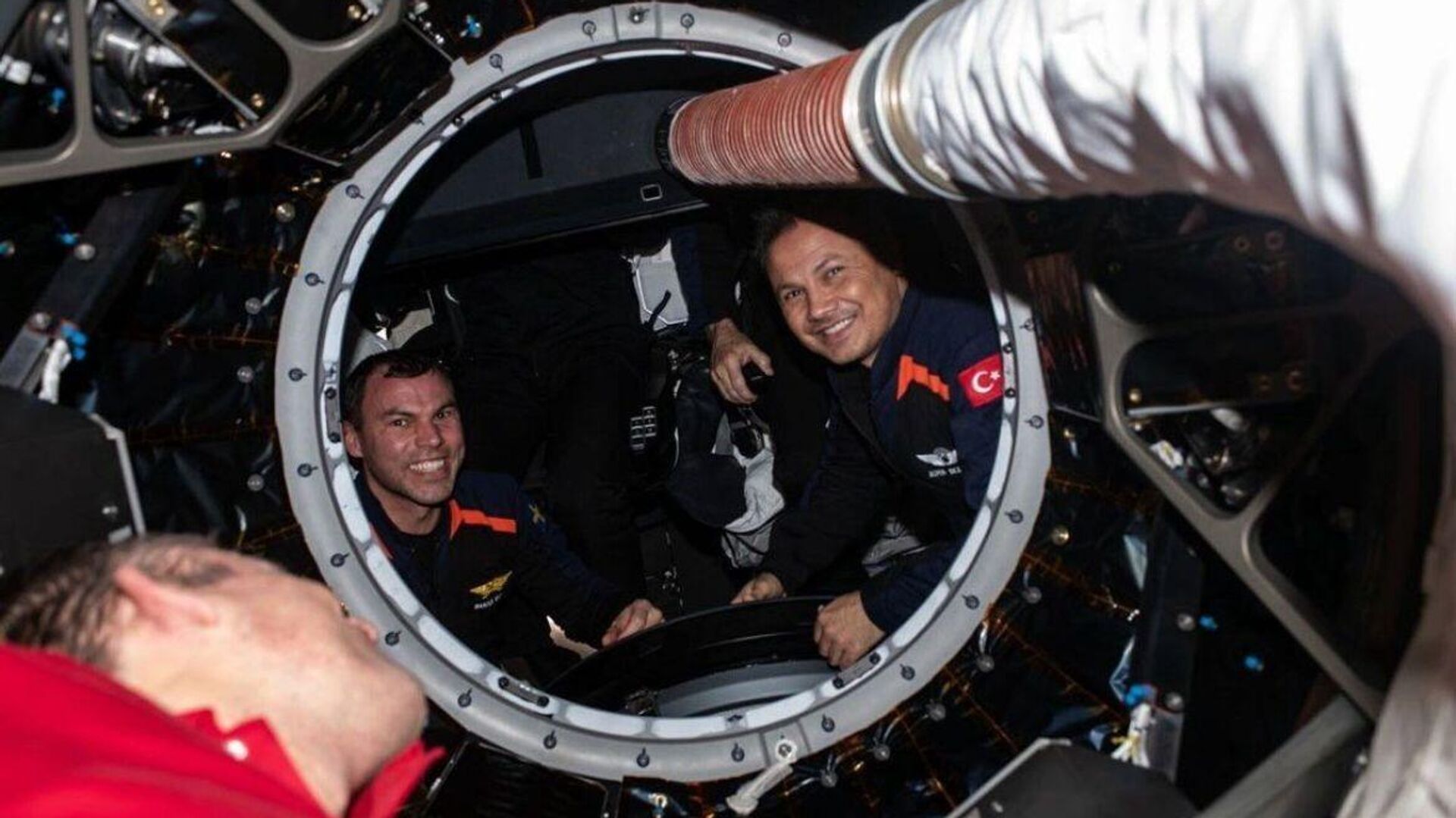 International Space Station carrying Alper Gezeravci passes over Turkey